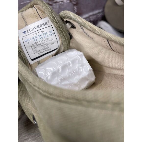 Converse Jack Purcell John Varvatos Limited Edition Green Sneakers Women Sz 6.5M - Picture 10 of 16